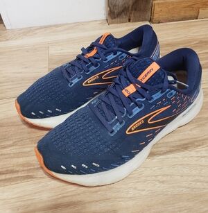 Brooks Running Shoes Men 11.5 Blue/orange Colorway